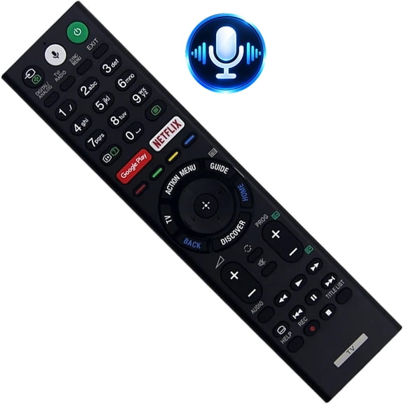 PartNova Replacement Remote Control RMF-TX200E Voice Fit for Smart TV KD-55XE8096 KD-49XE8396 KD-49XE8096 KD-49XE8077