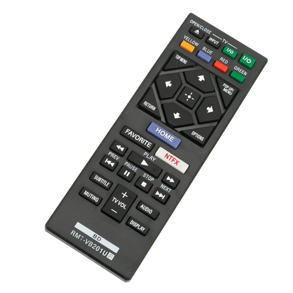 PartNova Replacement Remote Control RMT-VB201U Fit for Blu-ray DVD Player UBP-UX70 BDP-S3700 BDP-S1700 BDP-BX370