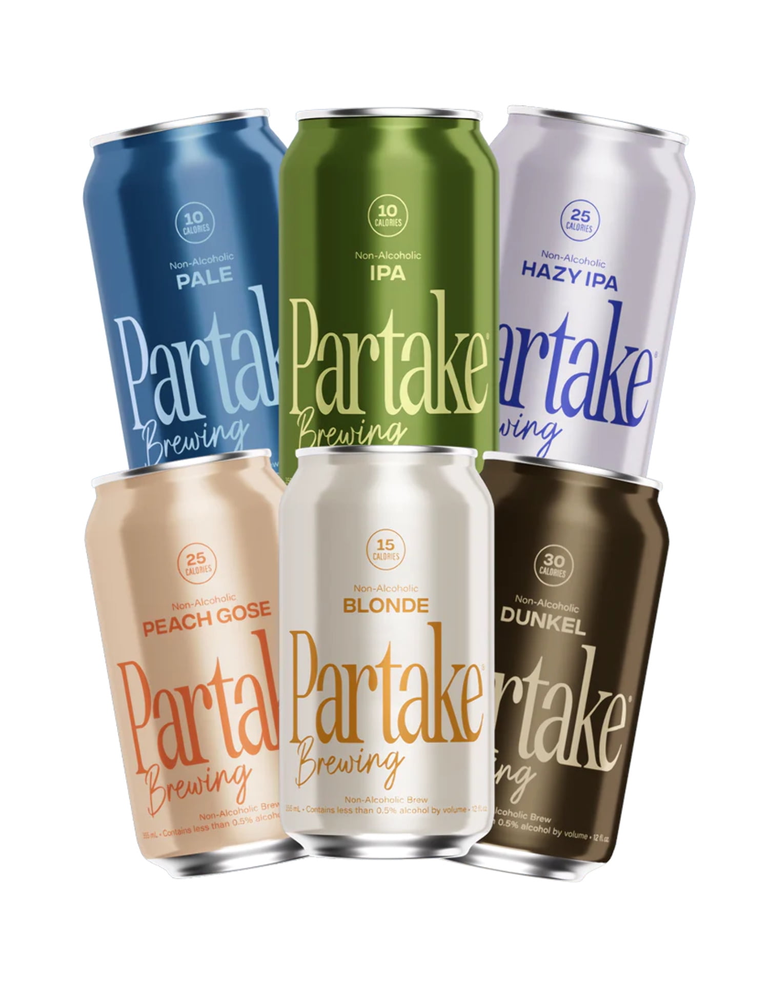 Partake Brewing Non Alcoholic Beer Discovery Pack, 6 Pack