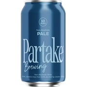 Partake Brewing Non Alcoholic Craft Brew, Low Calorie Amber Brew, Pale Ale, 12 oz, 12 Pack