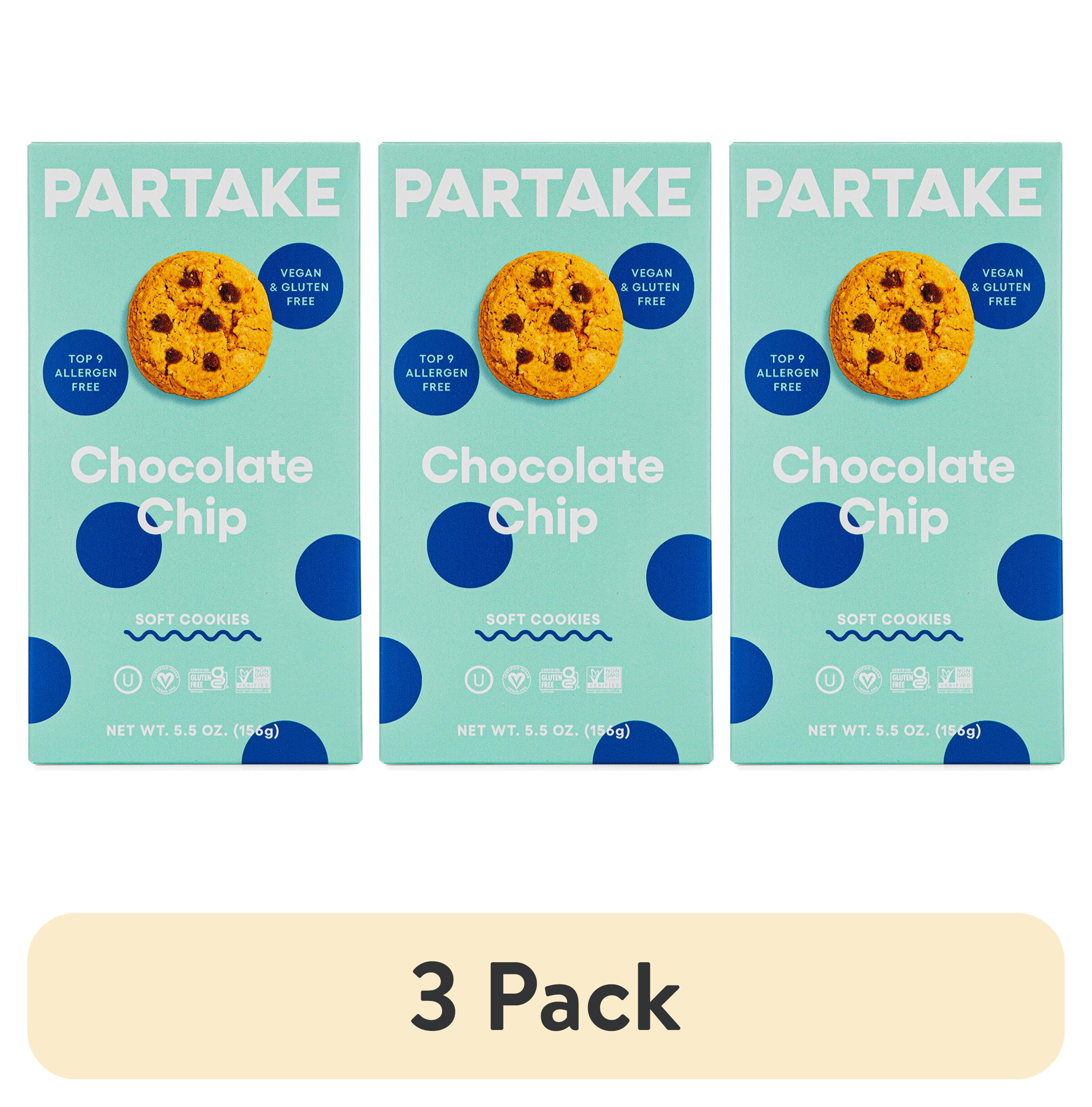 Partake Soft Baked Chocolate Chip Cookies - Snack Pack - Mike's Organic