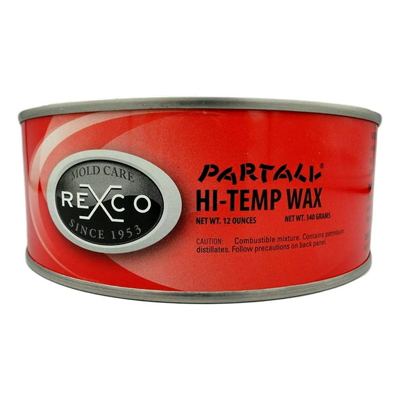 Partall Hi-Temp Paste Wax, 12 oz Can
