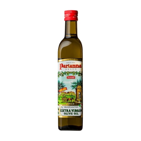 Partanna Everyday Mild Extra Virgin Olive Oil - Premium Castelvetrano Olive Oil - Harvested in Sicily - Pure Authentic Italian - Rich in Flavor - First Cold Pressed - 16.9oz (500 ML) Glass
