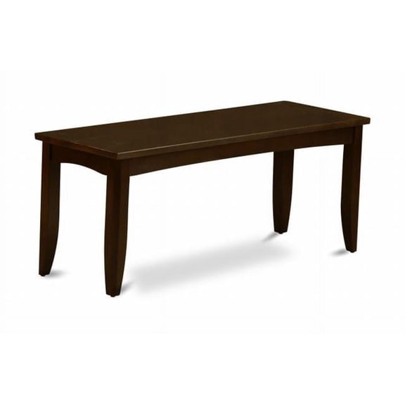 Partfairt Dining Wood Bench in Cappucinno Finish