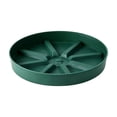 thumbnail image 1 of Partheme 12 Inch Home Garden Flower Pot Saucer. Thickened Round Plastic Water Tray. Control Breathable Base for Succulents Potted Plants, Army Green, 1 of 6