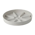 thumbnail image 1 of Partheme 12 Inch Home Garden Flower Pot Saucer. Thickened Round Plastic Water Tray. Control Breathable Base for Succulents Potted Plants, White, 1 of 6