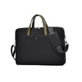 thumbnail image 1 of Partheme 14 Inches Laptop Bag Messenger Shoulder Bag for Tablet, Sleek Water Repellent Fabric Travel Storage Case for Notebook, Durable, Black, 1 of 6
