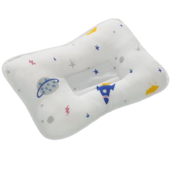 Partheme 16x10 Inch Washable Neck Support Pillow for Napping, Soft Cartoon Travel Pillow with Breathable Fabric, Lightweight Comfort Cushion for Car and Home
