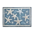 thumbnail image 1 of Partheme 24x16 in Starfish Seashell Bath Mat Ocean Sea Theme, Soft and Absorbent Blue Bathroom Rugs Non-Slip Washable Beach Door Mat for Kitchen Bedroom Laundry Entryway Decor , E, 1 of 6