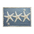 thumbnail image 1 of Partheme 24x16 in Starfish Seashell Bath Mat Ocean Sea Theme, Soft and Absorbent Blue Bathroom Rugs Non-Slip Washable Beach Door Mat for Kitchen Bedroom Laundry Entryway Decor, A, 1 of 6