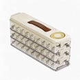 thumbnail image 1 of Partheme 3-Layer Deviled Egg Container with Lid and Handle, Clear Plastic Deviled Egg Carrier for Fridge, Portable Stackable Eggs Holder Platter for Easter Party Picnics Camping Travel , 3-Layer, 1 of 6