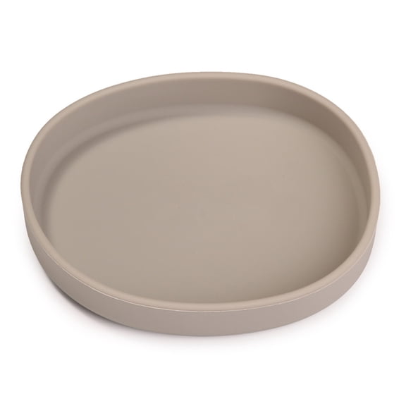 Partheme 330ml Silicone Dinner Plates Reusable Food Grade. Microwave Dishwasher Safe for Baby Kids Toddler Home Camping. 7 Inch Shatterproof Fall Protection, Coffee