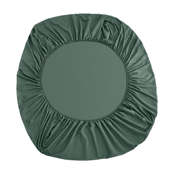 Partheme 54x75x12 in Bedding Full Fitted Sheet - Bottom Sheet - Deep Pocket - Soft Microfiber - Shrinkage and Fade Resistant - Easy Care -1 Fitted Sheet Only, Green