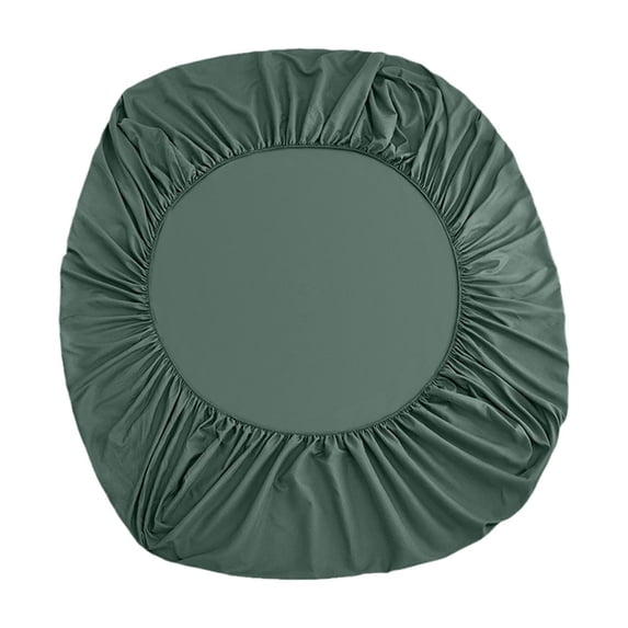Partheme 54x75x12 in Bedding Full Fitted Sheet - Bottom Sheet - Deep Pocket - Soft Microfiber - Shrinkage and Fade Resistant - Easy Care -1 Fitted Sheet Only, Green
