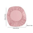thumbnail image 1 of Partheme 54x75x12 in Bedding Full Fitted Sheet - Bottom Sheet - Deep Pocket - Soft Microfiber - Shrinkage and Fade Resistant - Easy Care -1 Fitted Sheet Only, Pink, 1 of 7