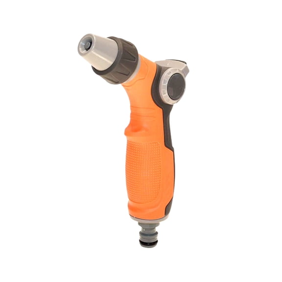 Partheme 8 Inch Garden Watering Sprinkler Head, Vegetable Irrigation Spray Gun, Adjustable Spray Patterns from Gentle Mist to Powerful Stream, Ergonomic Handle for Flower Watering, A