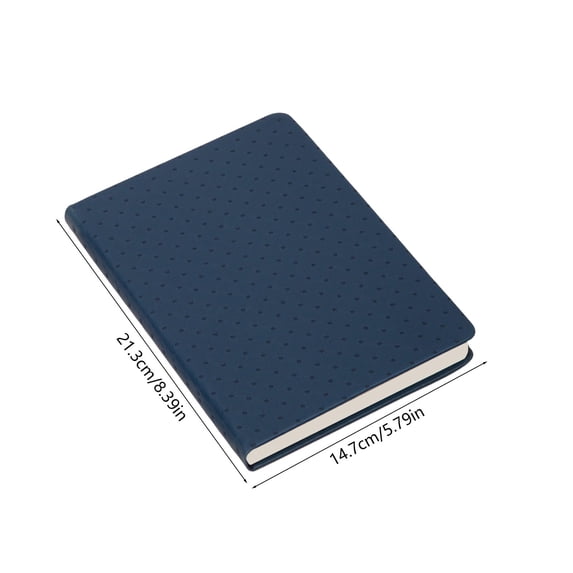 Partheme A5 Blank Notebook Hard Cover Notebook Journals Thick Sketchbook Paper Notepad Daily Work Notebook Drawing Sketch Pad Notebook for Sketching Writing , Blue
