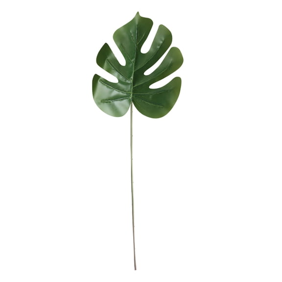 Partheme Artificial Palm Plants Leaves Faux Turtle Leaf Fake Tropical Large Palm Tree Leaves Imitation Leaf Artificial Plants for Home Kitchen Party Flowers Arrangement Wedding Decorations , As Show