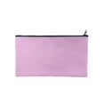thumbnail image 1 of Partheme Blank Canvas Bag Zipper Pouch Makeup Bags Bulk - Multi-Purpose Canvas Pencil Pouch with Sturdy Zipper, Cosmetic Bag Travel Toiletry Bag for DIY Craft Projects, Storage, Purple, 1 of 6