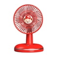 thumbnail image 1 of Partheme Cartoon Desktop Fan, a USB Rechargeable Desk Breeze and 3 Speed Personal Air Circulator. A Mother’s Day Home Office Cooling Gift and a 4th of July Bedroom Heat Relief Companion, Red, 1 of 6