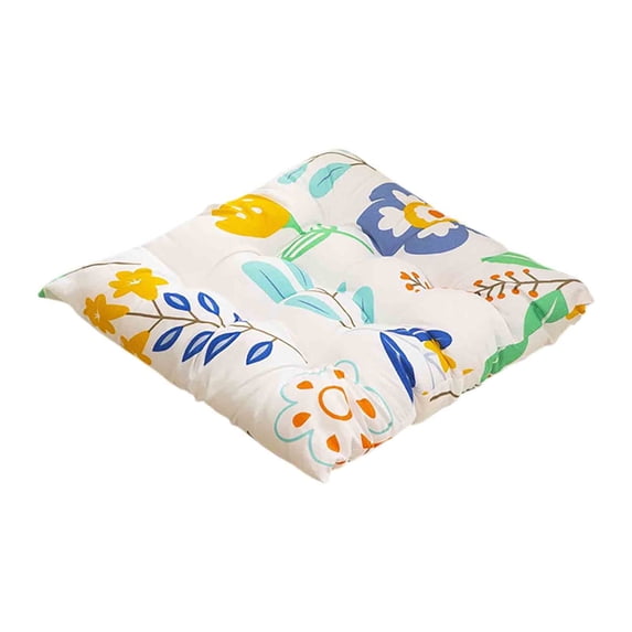 Partheme Chair Cushions for Dining Chairs,Outdoor Indoor Chair Pads with Ties,Non Slip Backing and Covers, Seat Cushion for Kitchen Dining,Bar,Patio Furniture, E