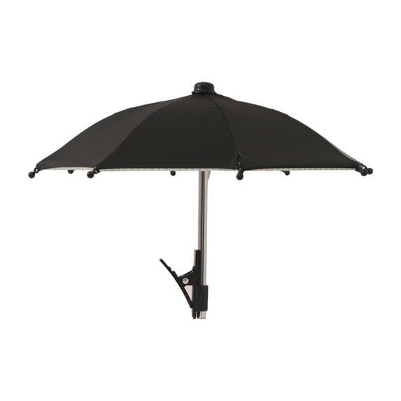 Partheme Clip On Phone Umbrella-Anti-Glare Sun Shade, for Phones,Tablets,Clip On Canopy for Shade, Protects from Sunlight and Glare,Universal Fit for All Smartphones-Car Navigation Shade Visor,Black