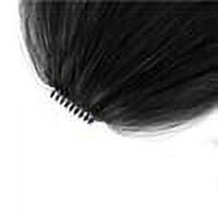Partheme Clip in Bangs, Fake Bangs Hair Clip on Bang for Women, Wispy Bang Fringe with Temples Hairpieces Extensions for Daily Wear, C