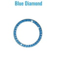 thumbnail image 1 of Partheme Crystal Rhinestone Car Engine Start Decoration Ring, Sparkling Push Start Button Sticker, Key Ignition & Knob Ring Decoration, Bling Car Interior Accessory, Blue, 1 of 2