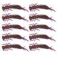 thumbnail image 1 of Partheme Dragonfly Larva Soft Plastic Fishing Lures, Finesse Soft Lure Lifelike Worm Jig Soft Bait for Bass, Trout, Sinking Deepwater , Purple, 1 of 2