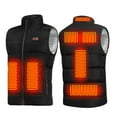 thumbnail image 1 of Partheme Dual Control 9 Zone Smart Heated Vest, USB Rechargeable Electric Warming Coat for Men Women, Outdoor Riding Skiing Fishing Winter Thermal Wear, 9 Heating Pads, XXXXL, 1 of 3