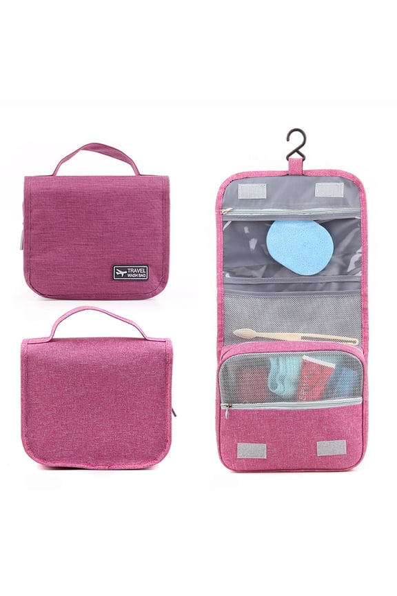 Exquisite Travel Bag for Ostomy and Colostomy Supplies Featuring Hanging Setup Stylish Covers Foley Catheter Medical Ileostomy Pouch Accessories Toiletry Organizer Bag,Pink