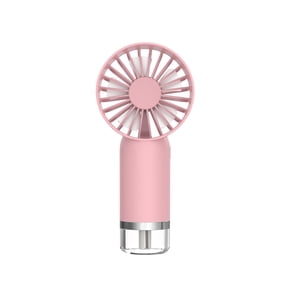 Partheme Handheld Spray Mini Fan, USB Rechargeable Portable Misting Fan, for Home Office Desk, Adds Essential Oil Aromatherapy Mosquito Repellent, Handheld and Desktop 2 in 1 Summer Hydration, A