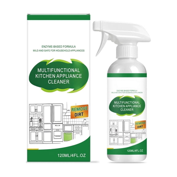 Partheme Heavy-Duty Kitchen Oil Remover Spray, Multi-Purpose Degreaser for Cooktop, Oven, Stove & Range Hood, Foam Cleaner for Grease, As Show
