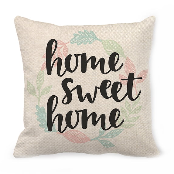 Partheme Home Sweet Home Pillow Covers 18x18,Farmhouse Throw Pillows,Farmhouse Pillows for Couch,Home Sweet Home Decor,Housewarming Gifts for Women , A