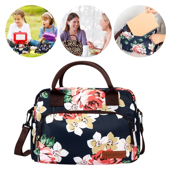 Partheme Insulated Lunch Bag for Women Men Large Reusable Lunch Box Adult Leakproof Portable Cooler Tote Bags for Work Picnic , A