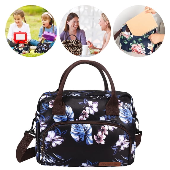 Partheme Insulated Lunch Bag for Women Men Large Reusable Lunch Box Adult Leakproof Portable Cooler Tote Bags for Work Picnic , B