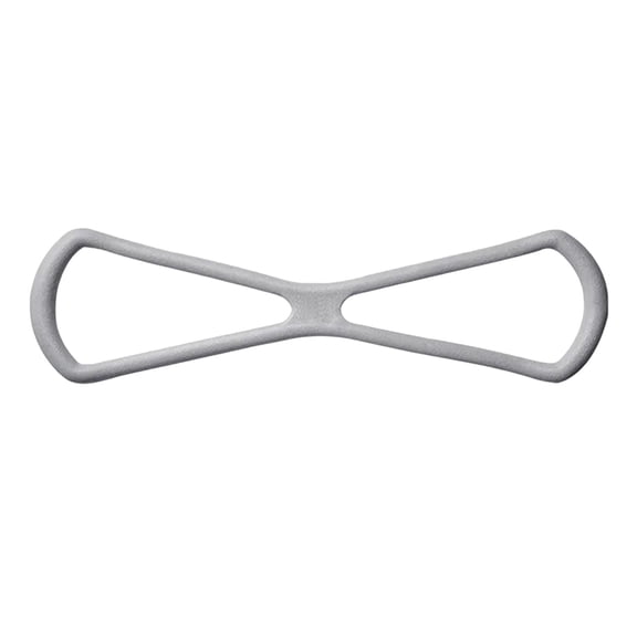Partheme Keep Resistance Bands Figure 8 Exercise Bands for Women, 8 Shaped TPE Elastic Pull Rope for Back Training Strength Workout, Gray