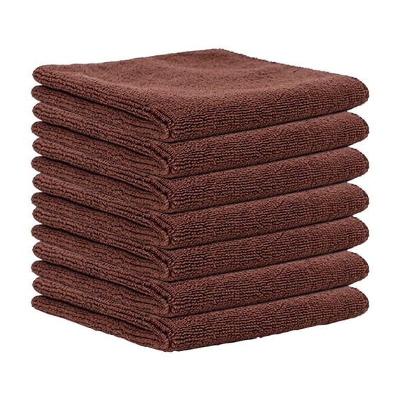 Partheme Kitchen Dish Cloths, Super Absorbent Microfiber Dish Towels, Soft Lint Free Reusable Dish Rags for Washing Dishes, Drying, Counters and Sink, Coffee