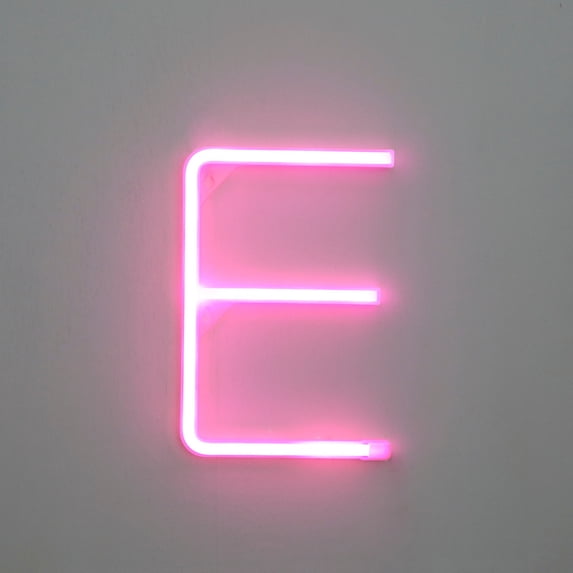 Partheme LED Alphabet Letter & Number Light Sign Decorations, Lamp for Home Birthday Party Event, Night Lights, Battery Powered Letters and Numbers, A