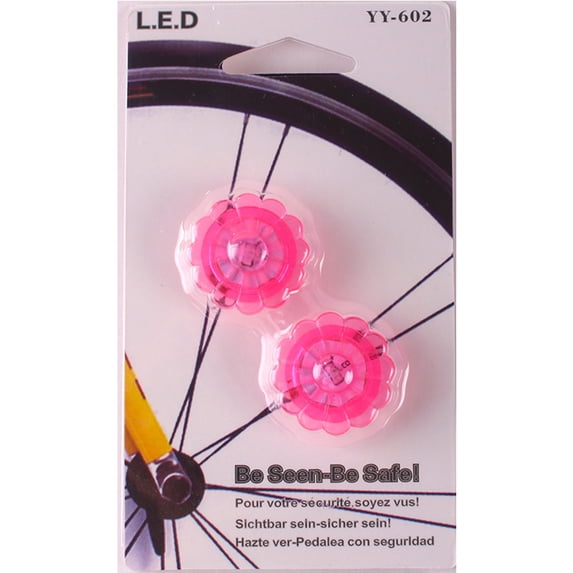 Partheme LED Bike Wheel Light,Night Cycling Bicycle Wheel Light,IP67 Waterproof,Easy Install and Fits Most Bikes,Not Affect Riding, C