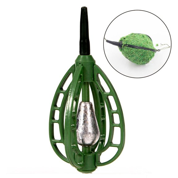 Partheme Lead Sinker Spring Fishing Feeder Method Feeders for Carp Fishing Tackle Trap Accessory Fishing Tool , As Show