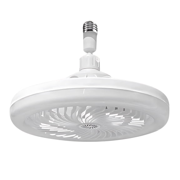 Partheme Low Profile Bladeless Ceiling Fans with Lights, Dimmable, Flush Mount Ceiling Fan with 3-Speed Reversible for Bedroom Living Room Kid's Room , White