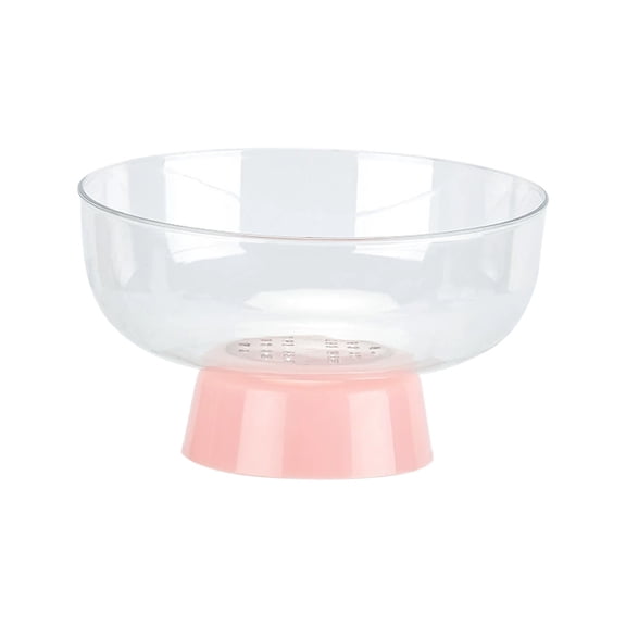 Partheme Mini Coffee Table Tray Stylish Candy Coil Detachable Elevated Drainable Fruit Tray, a Home Use Fruit Platter and Snack Holder. A Mother’s Day Kitchen Gift and BBQ Fruit Display, Pink