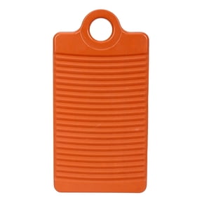 Partheme Mini Washboard Portable Hand-held Wash Board for Underwear Delicates Laundry Scrubbing Spotless Clothes Washing Outdoor Indoor Kitchen Home Household , Red