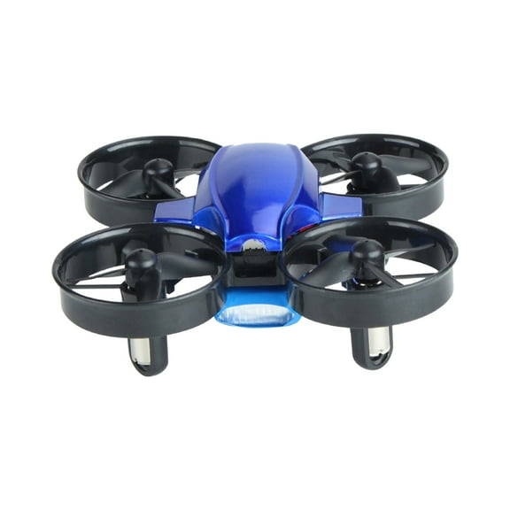 Partheme Novelty Toys 1 Counts DIY Assembly Mini Remote Control Aircraft Four- Aircraft Model Aerial Stunts blue