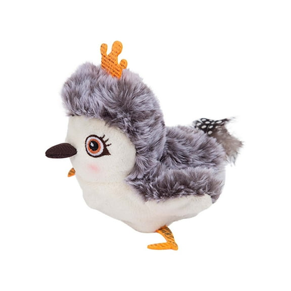 Partheme Novelty Toys 1 Counts Pet Amusing Chick Owl With Remote Control Gray Yellow
