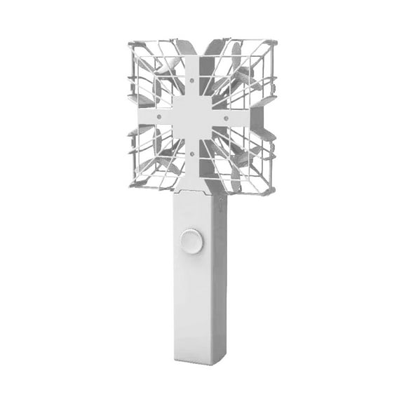 Partheme Novelty Toys 1 Counts Three-in-one Handheld Fan Power Bank 1080P HD Aerial Drone White