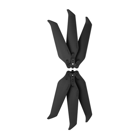 Partheme Novelty Toys 2 Counts 1pair Nylon Fiber Propellers 3-Blade 8743F Low-Noise For Mavic 2 Pro/Zoom black