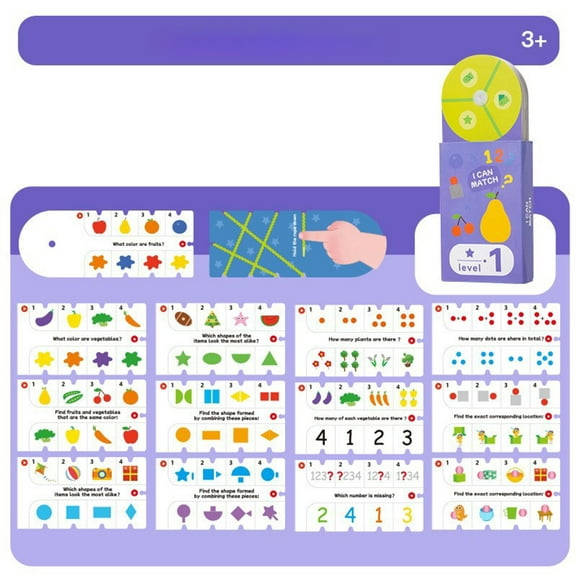 Partheme Novelty Toys W-ire Winding Problem-solving Card Logical Thinking Training Paired With Early Education Puzzle Toys