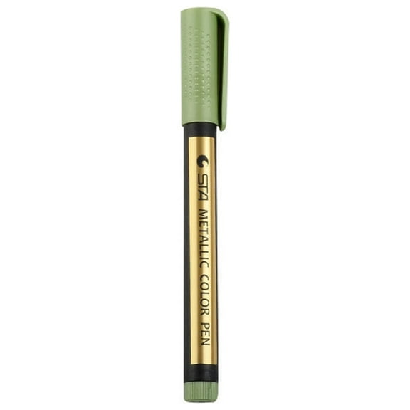 Partheme Oil Based Paint Pens, Professional Permanent & Waterproof Markers, Medium Tip, Quick-Dry for Metal, Rock Painting, Glass, Ceramic, Wood, Plastic, Fabric, Mugs & Art Craft Projects,Mint Green